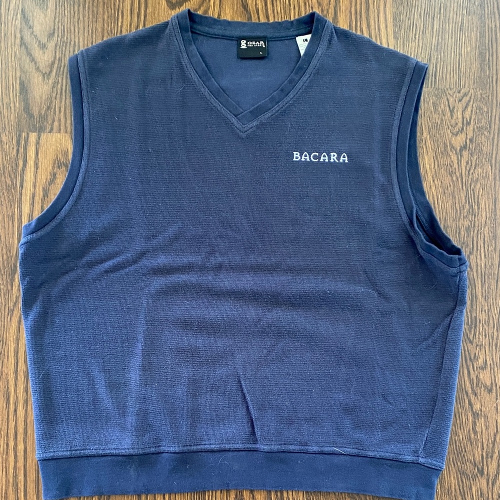 Men’s Navy Gear Bacara Vest Size L